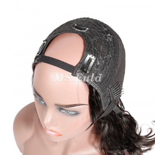 Virgin Human Hair Body Wave U Part Wigs | Human Hair Wig | Lace Front